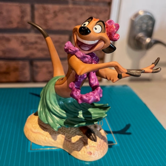 WDCC The Lion King Timon "Luau!" Walt Disney Classics Collection Figurine COA - Picture 2 of 5
